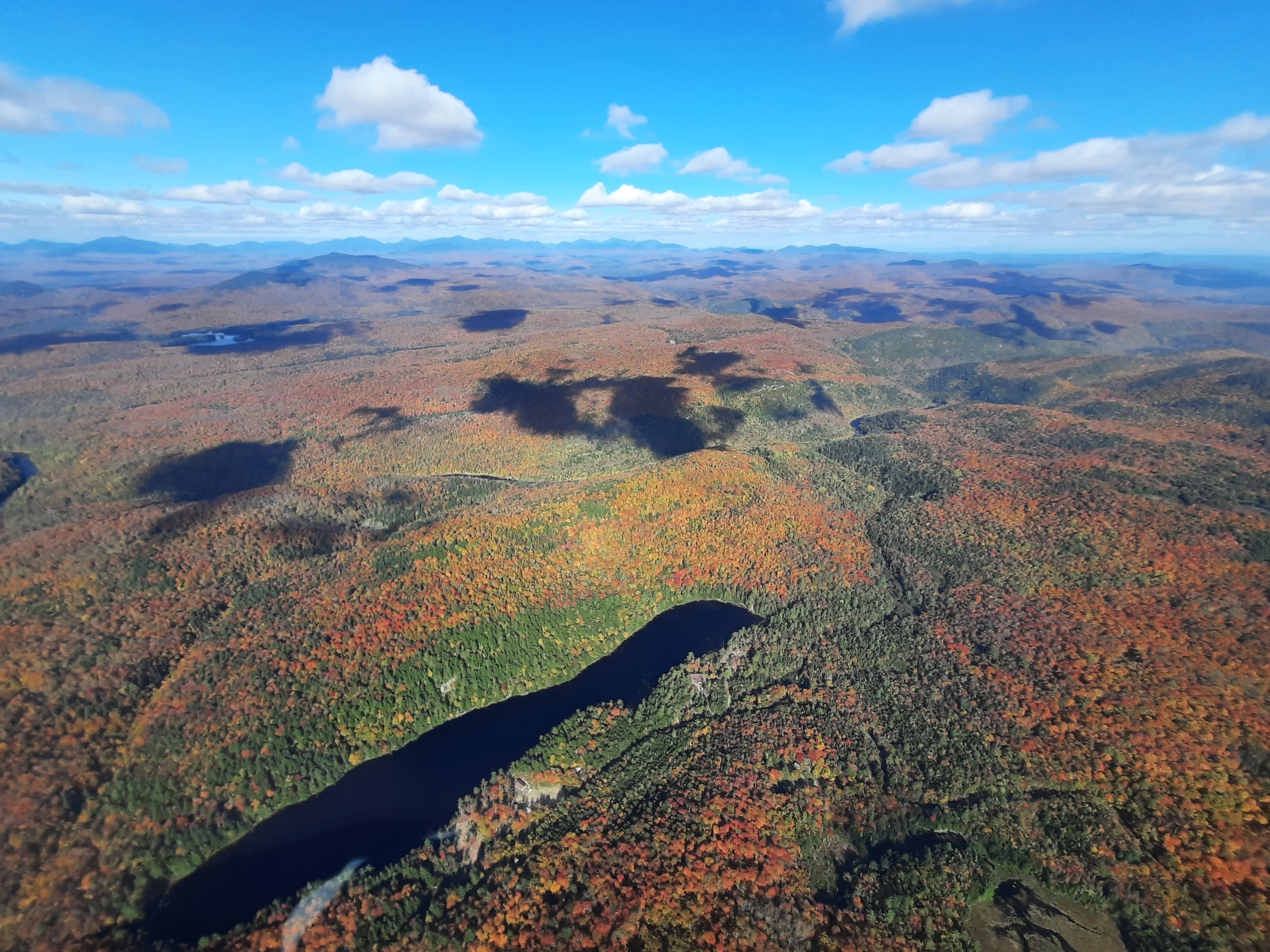 The Whitney estate, seen from the air